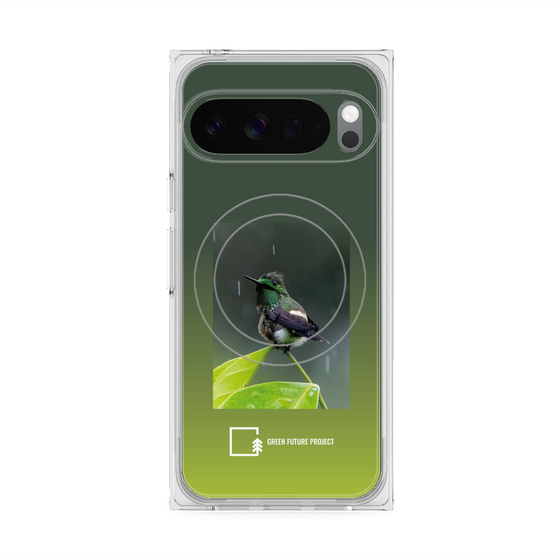 Premium Square Case with Pixelsnap［ Green Future Project - Butterfly Coquette ］