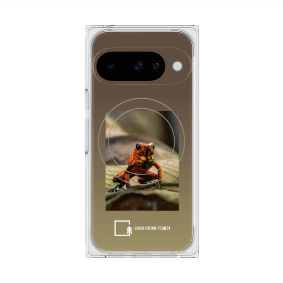Premium Square Case with Pixelsnap［ Green Future Project - Poison-dart Frogs ］