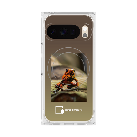 Premium Square Case with Pixelsnap［ Green Future Project - Poison-dart Frogs ］