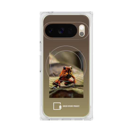 Premium Square Case with Pixelsnap［ Green Future Project - Poison-dart Frogs ］