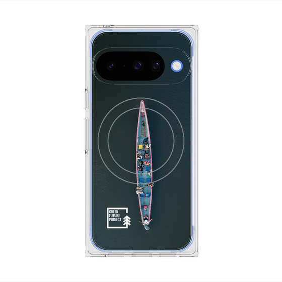 Premium Square Case with Pixelsnap［ Green Future Project - Landscape2 ］