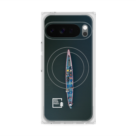 Premium Square Case with Pixelsnap［ Green Future Project - Landscape2 ］