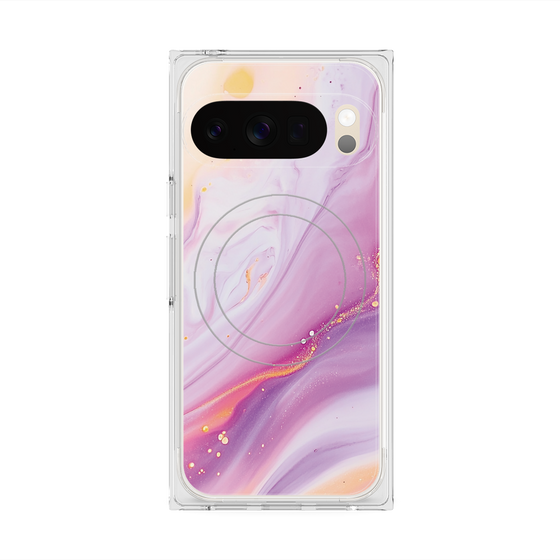 Premium Square Case with Pixelsnap［ Color Rain - Original - Moonlit Mauve ］