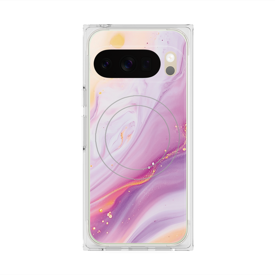 Premium Square Case with Pixelsnap［ Color Rain - Original - Moonlit Mauve ］