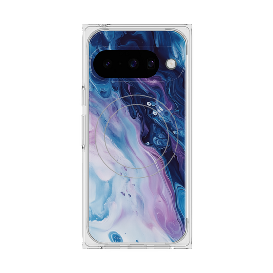 Premium Square Case with Pixelsnap［ Color Rain - Original - Twilight Ink ］