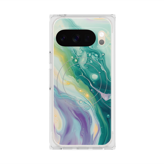 Premium Square Case with Pixelsnap［ Color Rain - Original - Dusky Forest ］