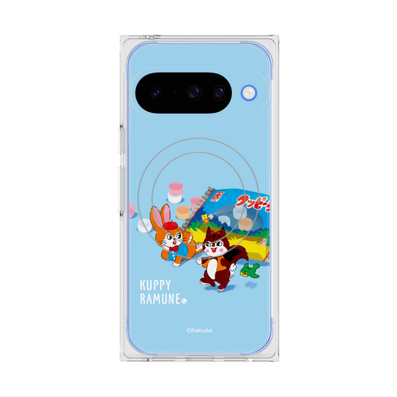 Premium Square Case with Pixelsnap［ Kuppy Ramune - Drawing 1 ］
