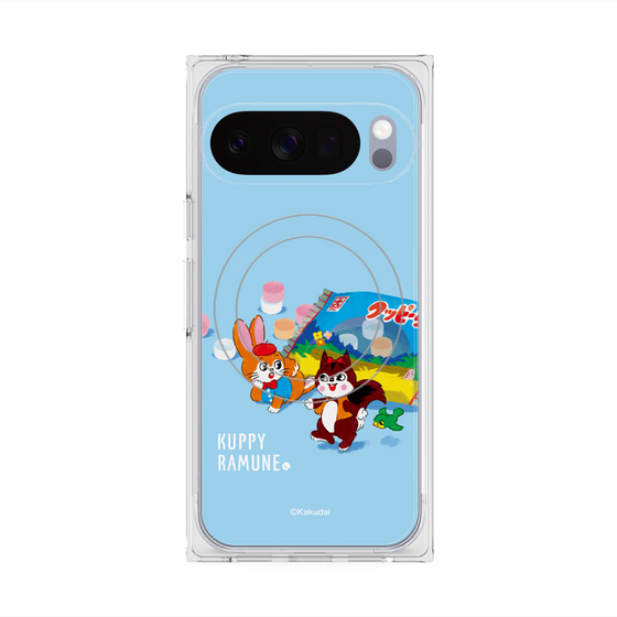 Premium Square Case with Pixelsnap［ Kuppy Ramune - Drawing 1 ］