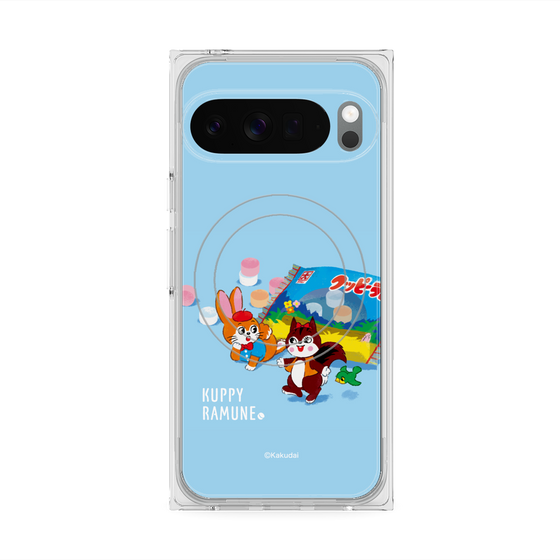 Premium Square Case with Pixelsnap［ Kuppy Ramune - Drawing 1 ］