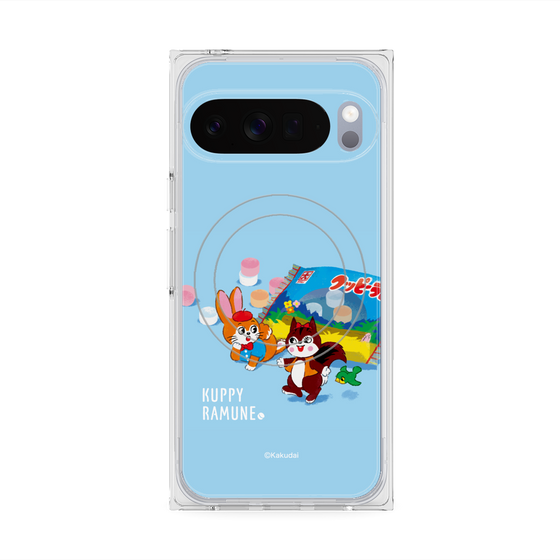 Premium Square Case with Pixelsnap［ Kuppy Ramune - Drawing 1 ］