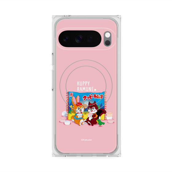 Premium Square Case with Pixelsnap［ Kuppy Ramune - Drawing 2 ］
