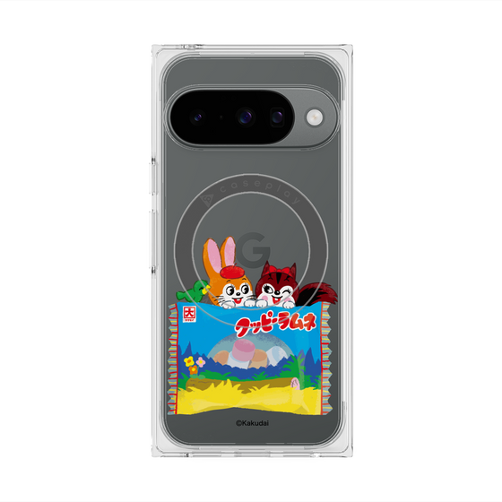 Premium Square Case with Pixelsnap［ Kuppy Ramune - Drawing 3 ］