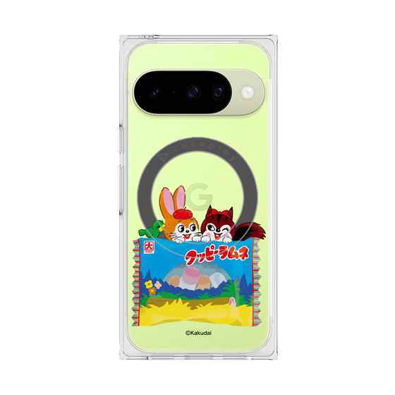 Premium Square Case with Pixelsnap［ Kuppy Ramune - Drawing 3 ］