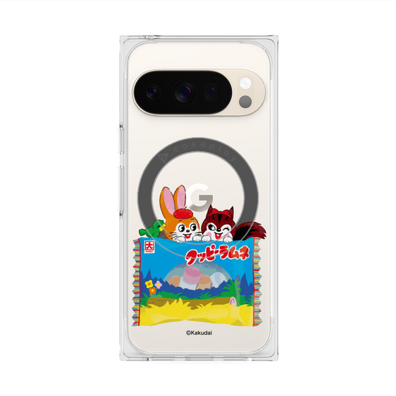 Premium Square Case with Pixelsnap［ Kuppy Ramune - Drawing 3 ］