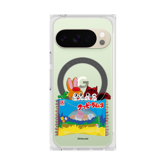 Premium Square Case with Pixelsnap［ Kuppy Ramune - Drawing 3 ］