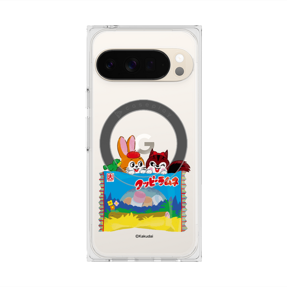 Premium Square Case with Pixelsnap［ Kuppy Ramune - Drawing 3 ］