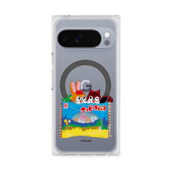 Premium Square Case with Pixelsnap［ Kuppy Ramune - Drawing 3 ］