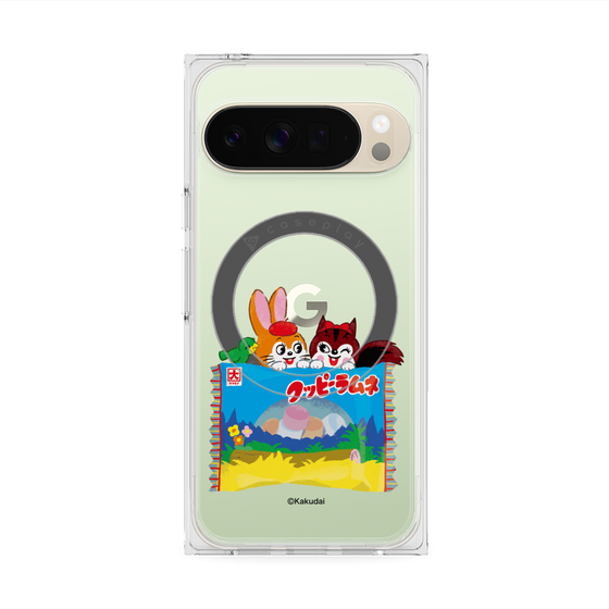 Premium Square Case with Pixelsnap［ Kuppy Ramune - Drawing 3 ］