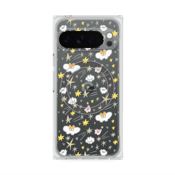 Premium Square Case with Pixelsnap［ Mokmokchan - Stars ］