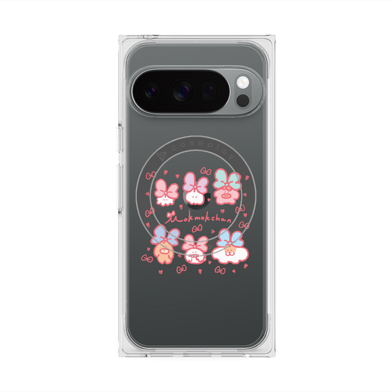 Premium Square Case with Pixelsnap［ Mokmokchan - Ribbons ］