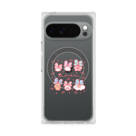 Premium Square Case with Pixelsnap［ Mokmokchan - Ribbons ］