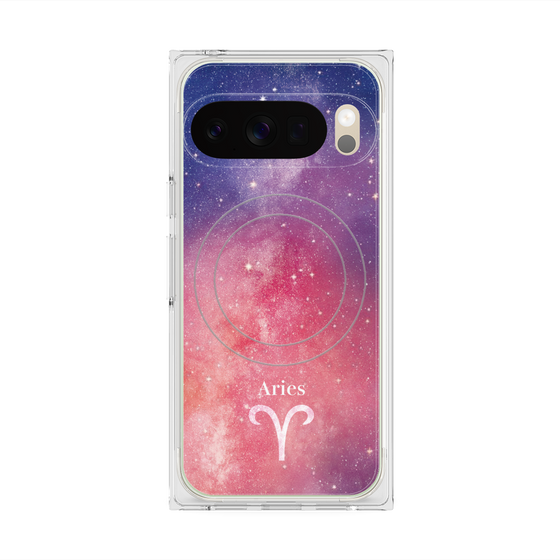 Premium Square Case with Pixelsnap［ STARRY SIGNS - Original - Aries ］
