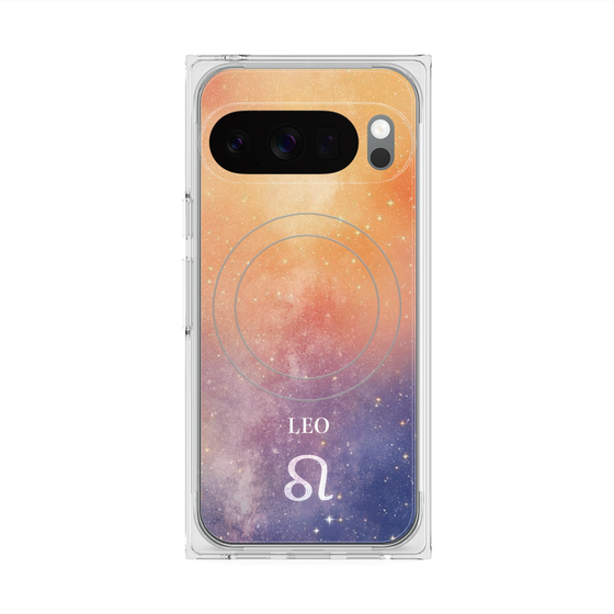 Premium Square Case with Pixelsnap［ STARRY SIGNS - Original - Leo ］