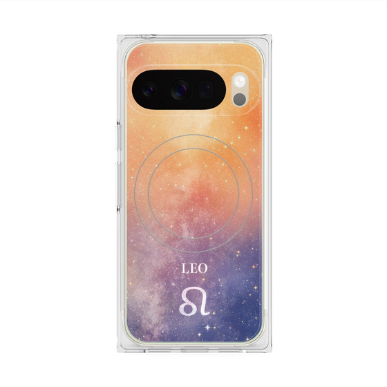 Premium Square Case with Pixelsnap［ STARRY SIGNS - Original - Leo ］