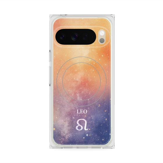 Premium Square Case with Pixelsnap［ STARRY SIGNS - Original - Leo ］
