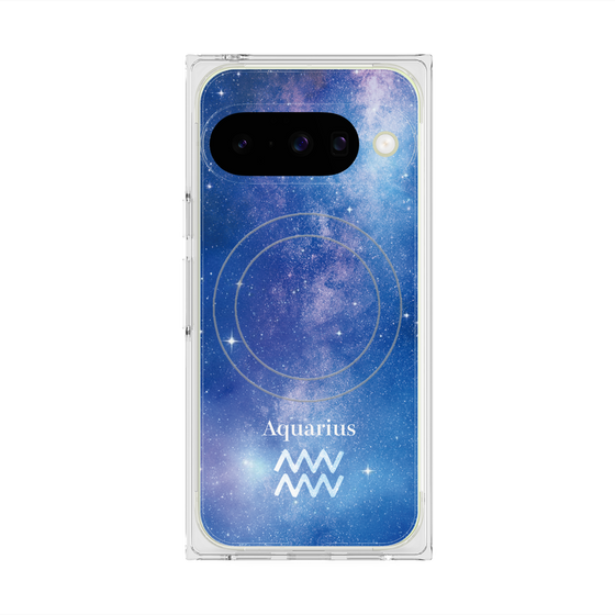 Premium Square Case with Pixelsnap［ STARRY SIGNS - Original - Aquarius ］