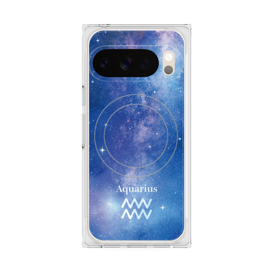 Premium Square Case with Pixelsnap［ STARRY SIGNS - Original - Aquarius ］