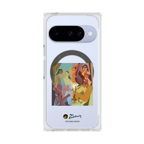 Premium Square Case with Pixelsnap［ PICASSO - Les Demoiselles d'Avignon ］