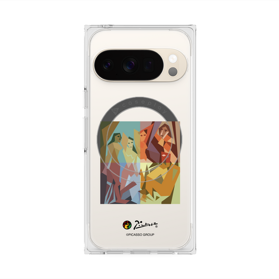 Premium Square Case with Pixelsnap［ PICASSO - Les Demoiselles d'Avignon ］