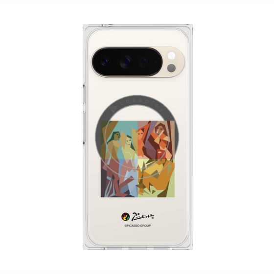 Premium Square Case with Pixelsnap［ PICASSO - Les Demoiselles d'Avignon ］