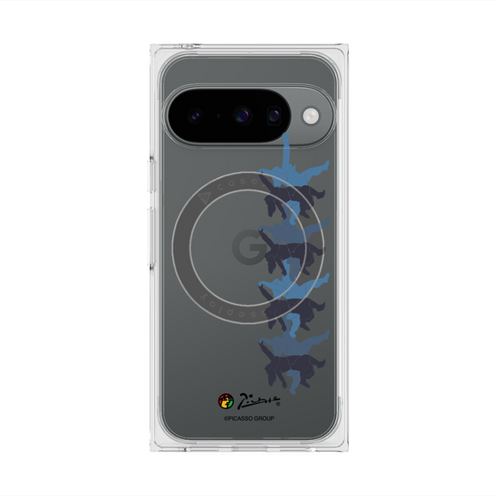 Premium Square Case with Pixelsnap［ PICASSO - Running on the Beach ］