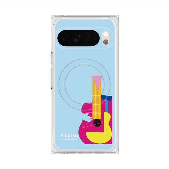 Premium Square Case with Pixelsnap［ PICASSO - Guitar ］