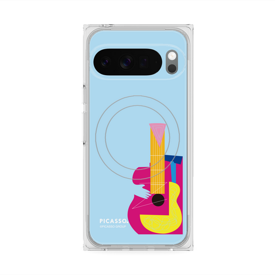 Premium Square Case with Pixelsnap［ PICASSO - Guitar ］