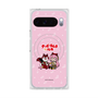 Premium Square Case with Pixelsnap［ Hatsune Miku × Kuppy Ramune - Megurine Luka × Ram - Chibi Illustration ］