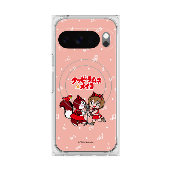 Premium Square Case with Pixelsnap［ Hatsune Miku × Kuppy Ramune - MEIKO × Ram - Chibi Illustration ］