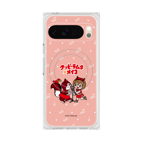 Premium Square Case with Pixelsnap［ Hatsune Miku × Kuppy Ramune - MEIKO × Ram - Chibi Illustration ］