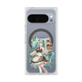 Premium Square Case with Pixelsnap［ Hatsune Miku × Kuppy Ramune - Hatsune Miku × Kuppy - Full-body Illustration 1 ］