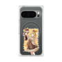 Premium Square Case with Pixelsnap［ Hatsune Miku × Kuppy Ramune - Kagamine Rin × Ram - Full-body Illustration 1 ］