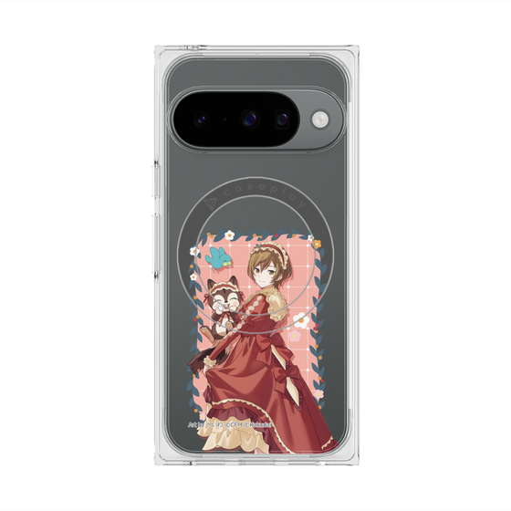 Premium Square Case with Pixelsnap［ Hatsune Miku × Kuppy Ramune - MEIKO × Ram - Full-body Illustration 1 ］