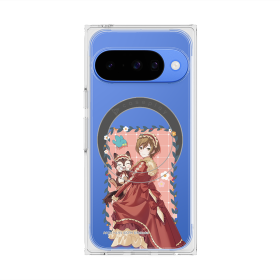 Premium Square Case with Pixelsnap［ Hatsune Miku × Kuppy Ramune - MEIKO × Ram - Full-body Illustration 1 ］