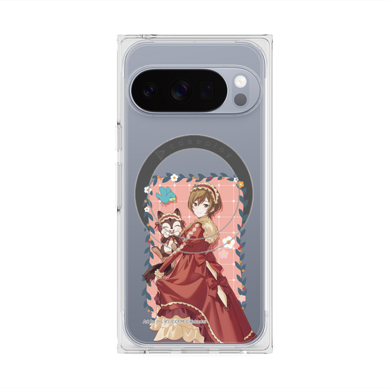 Premium Square Case with Pixelsnap［ Hatsune Miku × Kuppy Ramune - MEIKO × Ram - Full-body Illustration 1 ］