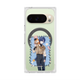 Premium Square Case with Pixelsnap［ Hatsune Miku × Kuppy Ramune - KAITO × Kuppy - Full-body Illustration 1 ］
