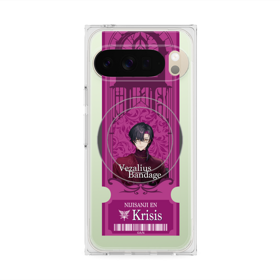 Premium Square Case with Pixelsnap［ NIJISANJI EN - Vezalius Bandage - Ticket ］
