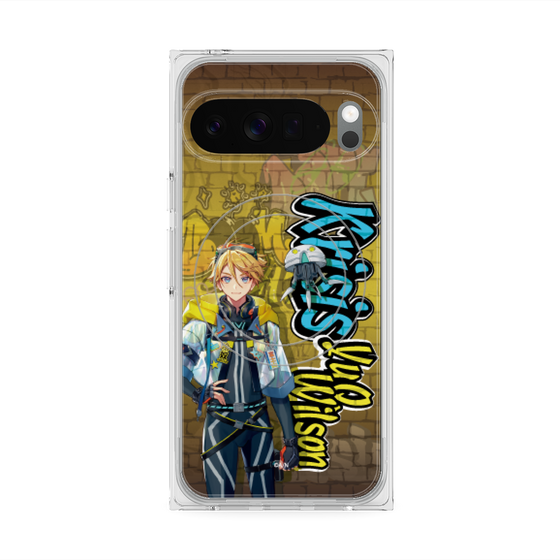 Premium Square Case with Pixelsnap［ NIJISANJI EN - Yu Q. Wilson - Street ］