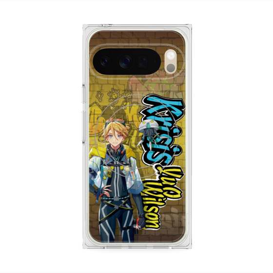 Premium Square Case with Pixelsnap［ NIJISANJI EN - Yu Q. Wilson - Street ］
