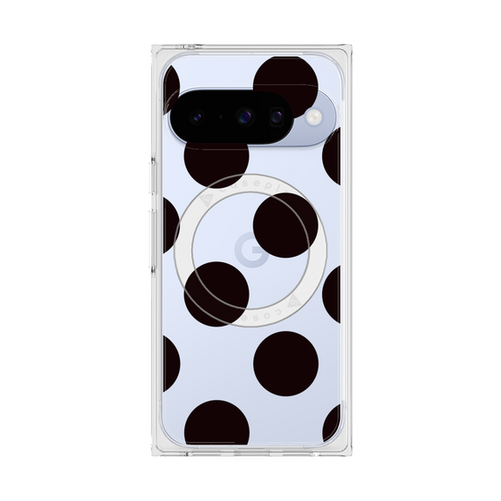 Premium Square Case with Pixelsnap［ Simple Dot - Black ］